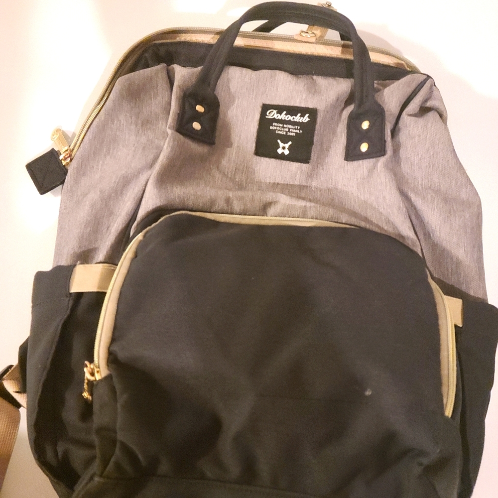 Backpack diaper bag